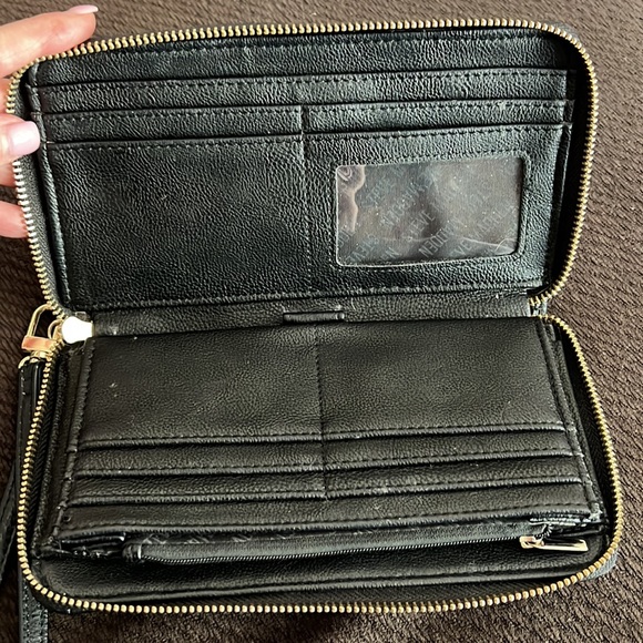 Steve Madden black clutch purse - Picture 3 of 6